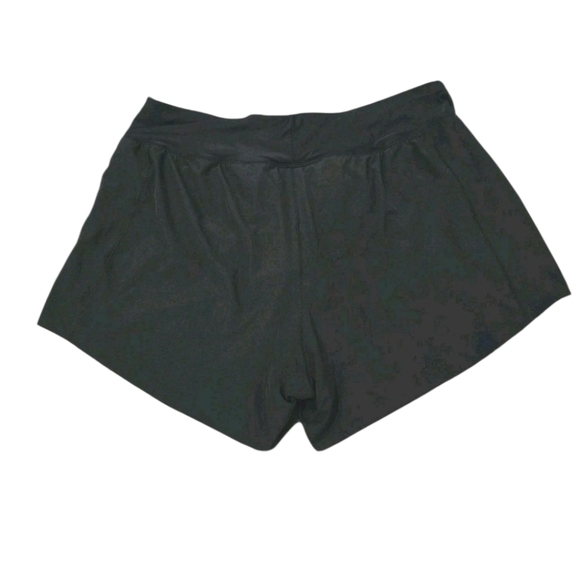 Lands End Plus Black Swim Shorts Size 20W Built In Briefs - Picture 6 of 6